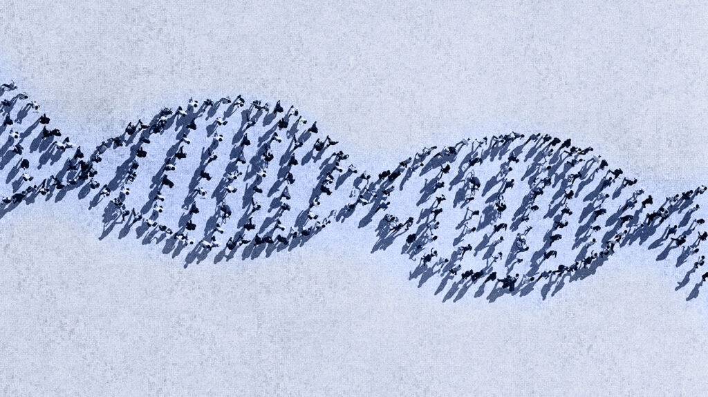 A DNS sétáló emberekből készült